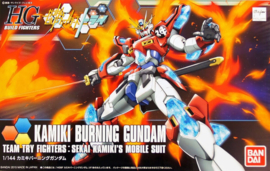 Gundam Model Kit HG 1/144 Kamiki Burning Gundam Team Try Fighters : Sekai Kamiki's Mobile Suit - Bandai [Nieuw]