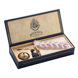 Harry Potter Replica Hogwarts Writing Quill met Hogwarts Briefpapier - The Noble Collection [Nieuw]