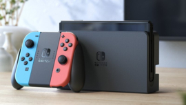Nintendo Switch Console OLED Model - Blauw/Rood [Nieuw]