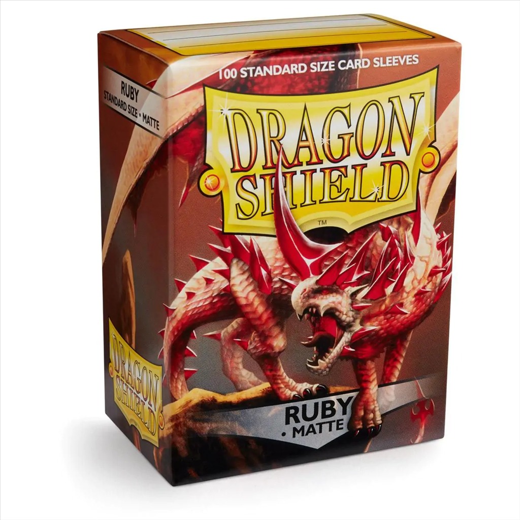 Dragon Shield Matte Ruby Sleeves Standard Size (100) [Nieuw]