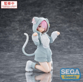 Re:Zero Starting Life in Another World Yumemirize PVC Figure Ram Mofumofu Pack 11 cm - Sega [Nieuw]