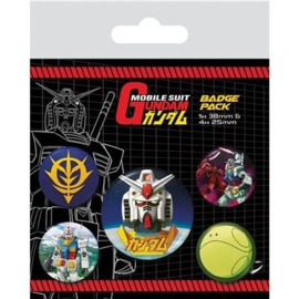 Gundam Button Pack Intergalactic 5 Pack [Nieuw]