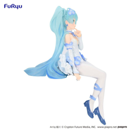 Hatsune Miku Noodle Stopper Figure Hatsune Miku Flower Fairy Nemophila Ver. 15 cm - Furyu [Nieuw]