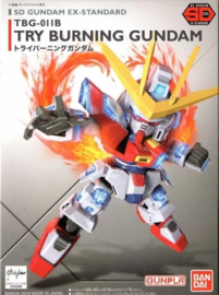 Gundam Model Kit SD Gundam EX-Standard TRY Burning Gundam TBG-011B - Bandai [Nieuw]