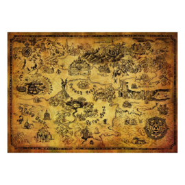 The Legend of Zelda Puzzle Hyrule Map (1000 stukjes) - Winning Moves [Nieuw]