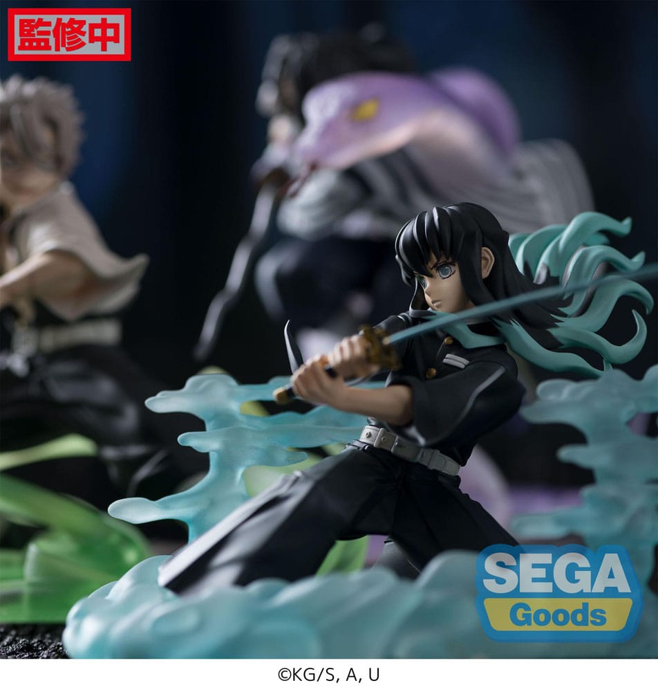 Demon Slayer: Kimetsu no Yaiba Xross Link Anime PVC Figure Muichiro Tokito Hashira Training Arc 11 cm - Sega [Nieuw]