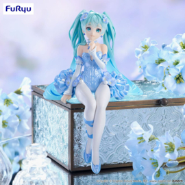 Hatsune Miku Noodle Stopper Figure Flower Fairy Nemophila Pail Blue Color Ver. 15 cm - Furyu [Nieuw]