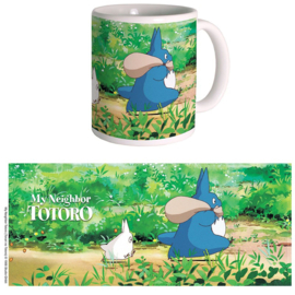 Studio Ghibli My Neighbor Totoro Mok White and Blue - Semic [Nieuw]