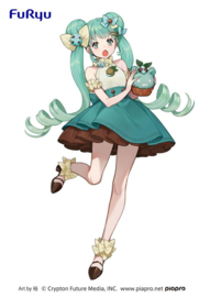Hatsune Miku Figure Miku Chocolate Mint Sweet Sweets Series  - Furyu [Nieuw]