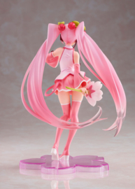 Hatsune Miku Figure Sakura Miku Newly Drawn 2021 - Taito [Nieuw]