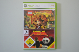 Xbox 360 Dubbelpack Lego Indiana Jones The Original Adventures + Kung Fu Panda