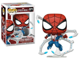 Marvel Spider-Man 2 Funko Pop Peter Parker (Advanced Suit 2.0) #971 [Pre-Order]