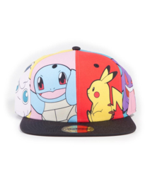 Pokemon Snapback Cap Multi Pop Art - Difuzed [Nieuw]