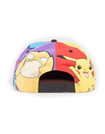 Pokemon Snapback Cap Multi Pop Art - Difuzed [Nieuw]