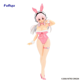 Super Sonico Figure Super Sonico Pink Rabbit Bicute Bunnies - Furyu [Nieuw]