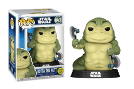 Star Wars The Mandalorian & Grogu Funko Pop Rotta The Hutt (Glow in the Dark) #843 [Nieuw]
