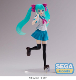 Hatsune Miku Figure Hatsune Miku Luminasta 16th Anniversary KEI Ver. 18 cm - Sega [Nieuw]