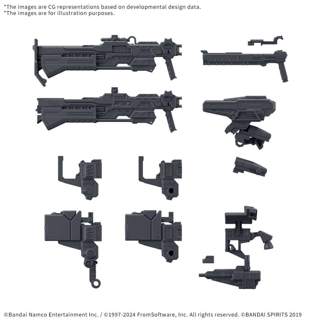 30mm Armored Core VI Model Kit Option Parts Set Weapon Set 03 - Bandai [Nieuw]