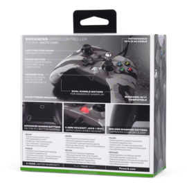 Xbox Controller Wired - Arctic Camo (Series X & S - Xbox One) - Power A [Nieuw]