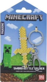 Minecraft Sleutelhanger & Flesopener Zwaard - Paladone [Nieuw]