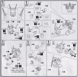 Gundam Model Kit 1/100 Gundam Virtue - Bandai [Nieuw]