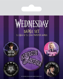 Wednesday Button Pack Nevermore [Nieuw]