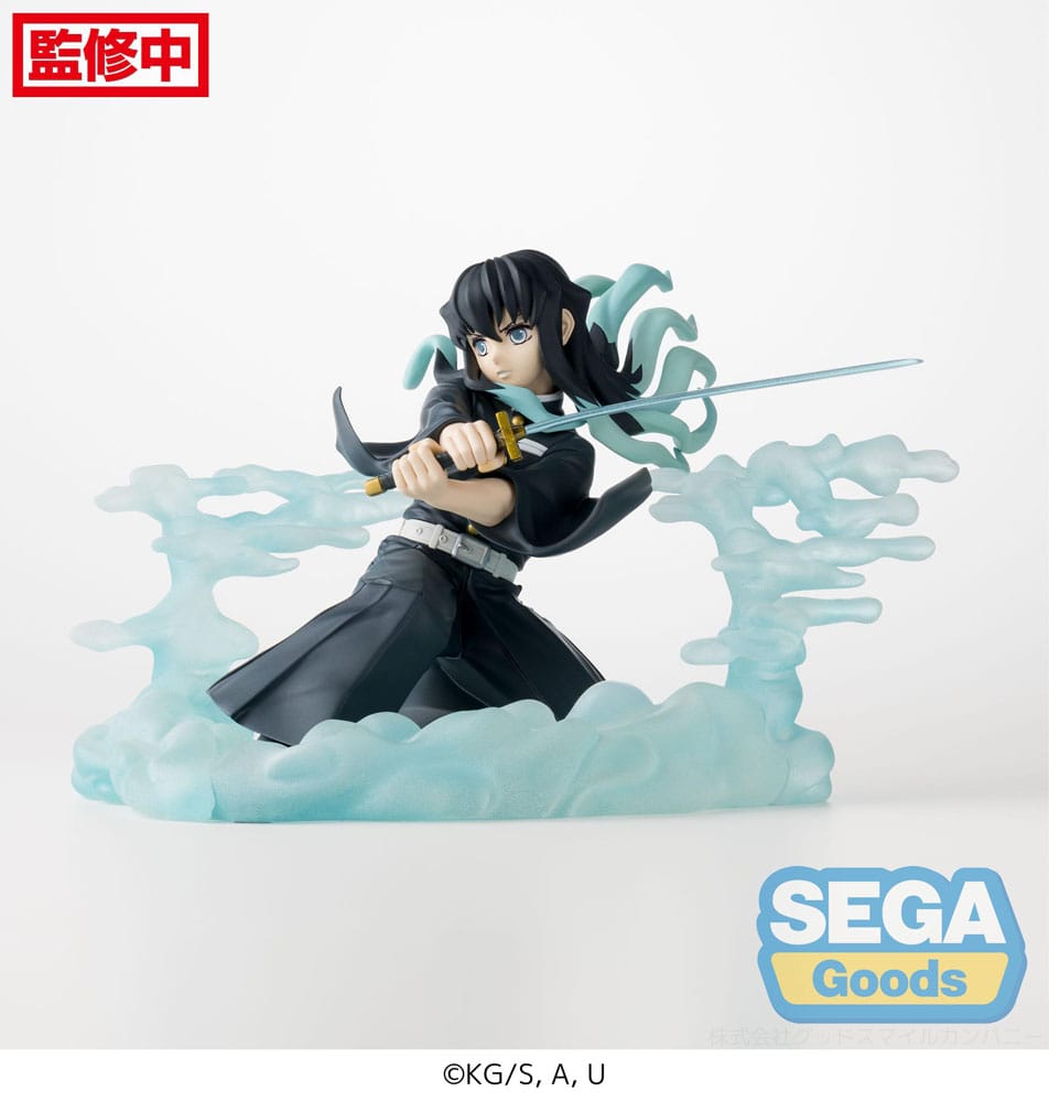 Demon Slayer: Kimetsu no Yaiba Xross Link Anime PVC Figure Muichiro Tokito Hashira Training Arc 11 cm - Sega [Nieuw]