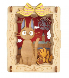 Studio Ghibli Kiki's Delivery Service Paper Theater Jiji Forest Wood Style [Nieuw]