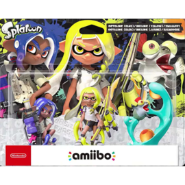 Splatoon Amiibo 3-Pack (Octoling Blue/Inkling Yellow/Smallfry) [Nieuw]