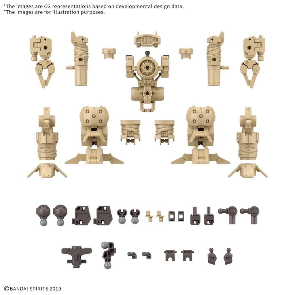 30mm Model Kit 1/144 Option Parts Set 18 Arm Unit/Leg Unit 2 - Bandai [Nieuw]