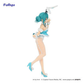 Hatsune Miku Figure Miku Bicute Bunnies White Rabbit - Furyu [Nieuw]