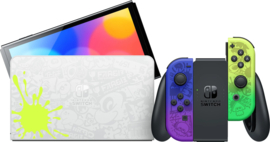 Nintendo Switch Console OLED-model - Splatoon 3 Limited Edition + Tempered Glass Screenprotector [Nieuw]