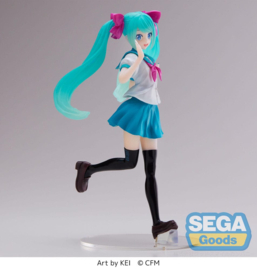 Hatsune Miku Figure Hatsune Miku Luminasta 16th Anniversary KEI Ver. 18 cm - Sega [Nieuw]