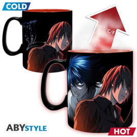 Death Note Mok Heat Change Kira & Ryuk 460 ml - ABYstyle [Nieuw]