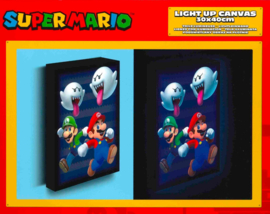 Nintendo Super Mario Light Canvas Boo Blast 40X30 Cm - Pyramid [Nieuw]