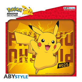 Pokemon Muismat Pikachu (23.5 x 19.5 cm) - ABYstyle [Nieuw]
