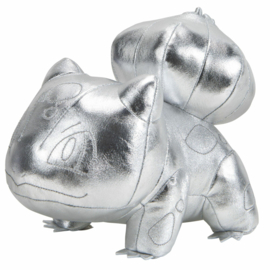 Pokemon 25th Anniversary Knuffel Silver Bulbasaur (20cm) - Boti/Wicked Cool Toys [Nieuw]