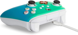 Xbox Controller Wired - Seafoam Fade (Series X & S - Xbox One) - Power A [Nieuw]