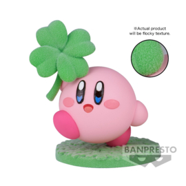 Kirby Figure Kirby With Clover Fluffy Puffy Play in the Flower - Banpresto [Nieuw]