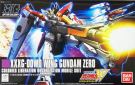 Gundam Model Kit HG 1/144 Gundam XXXG-00W0 Wing Gundam Zero - Bandai [Nieuw]