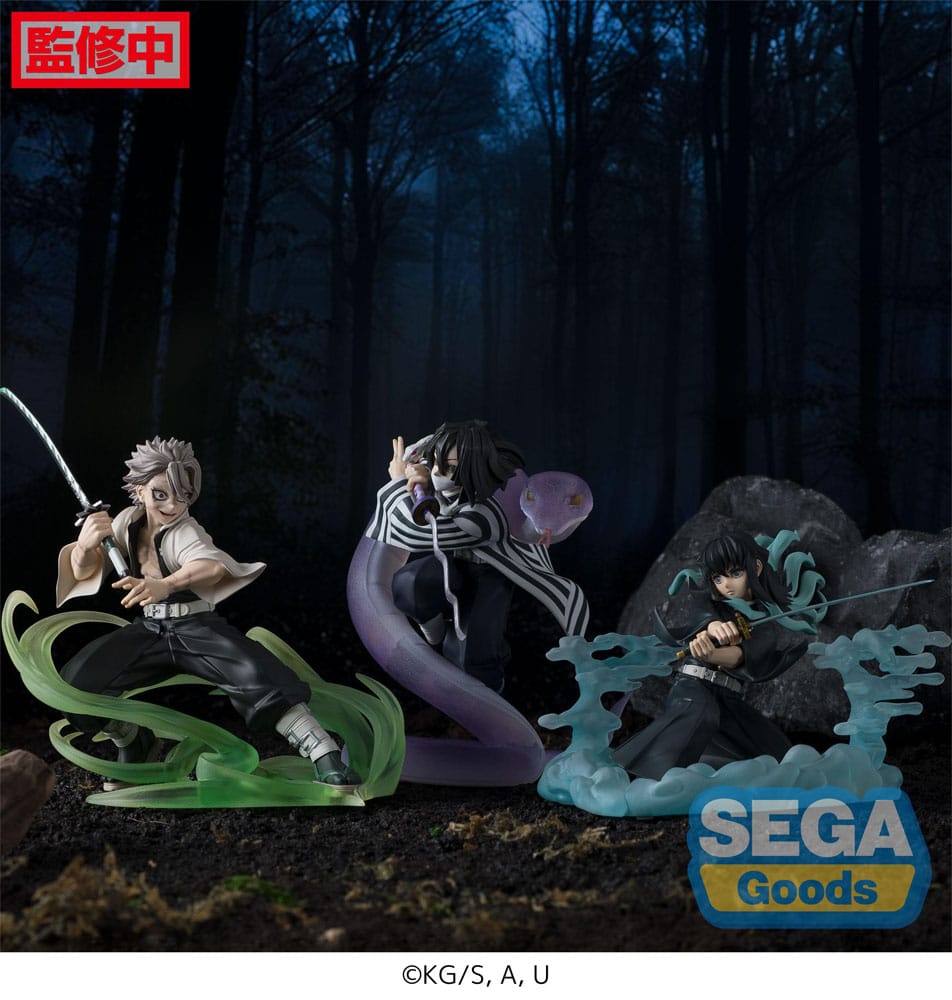 Demon Slayer: Kimetsu no Yaiba Xross Link Anime PVC Figure Muichiro Tokito Hashira Training Arc 11 cm - Sega [Nieuw]