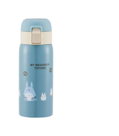 Studio Ghibli My Neighbor Totoro Thermo Fles One Push Mat Blue 350ml - Benelic [Nieuw]