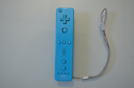 Nintendo Wii Mote + Motion Plus (Blauw) - met beschermhoes