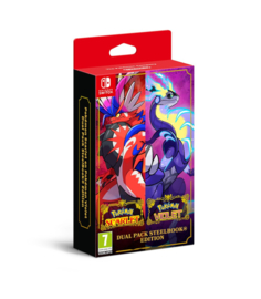 Switch Pokemon Scarlet + Pokemon Violet Dualpack Steelbook Edition [Nieuw]