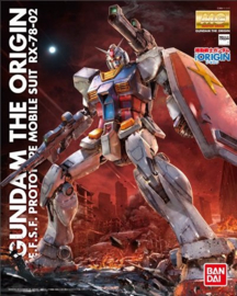 Gundam Model Kit MG 1/100 Gundam The Origin E.F.S.F Prototype Mobile Suit RX-78-02 - Bandai [Nieuw]