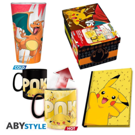 Pokemon Gift Set Premium Large Glass + Mug + notebook Pikachu - ABYstyle [Nieuw]