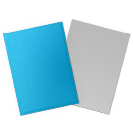 Dragon Shield Matte Dual Sky Blue & Silver Sleeves Standard Size (100) [Nieuw]