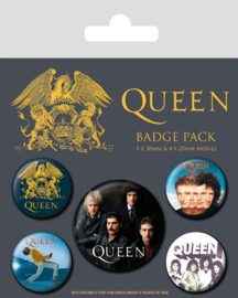 Queen Button Pack Classic 5 Pack [Nieuw]