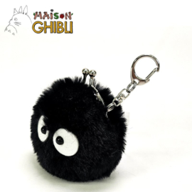 Studio Ghibli My Neighbor Totoro Funwari Mini Plush Coin Purse Soot Sprite - Semic [Nieuw]