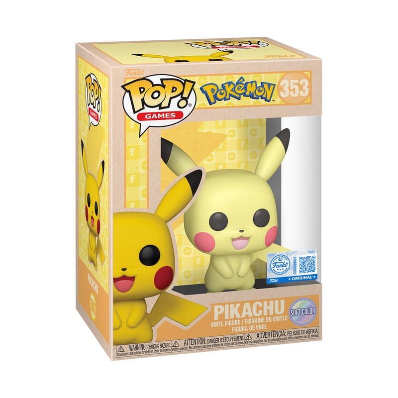 Pokemon Funko Pop Pikachu (SftClr) #353 [Nieuw]